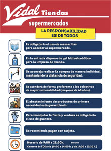 Folleto de Supermercados Vidal Tiendas