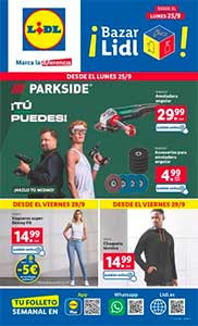 Folleto LIDL de Ofertas en Bazar de la Próxima Semana