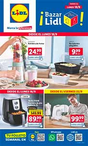 Folleto LIDL de Ofertas en Bazar de Hoy y Esta Semana