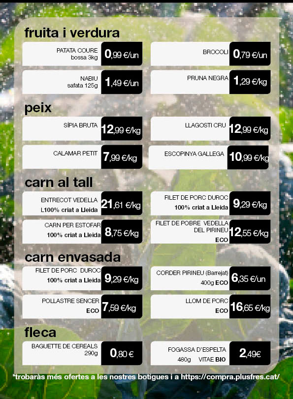 Folleto de Ofertas Semanal de PLUSFRESC