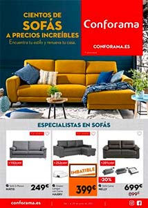 Folleto de Ofertas de Sofás de CONFORAMA ▻ Ver OFERTAS (NUEVO)