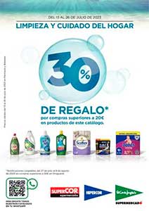 Folletos de Ofertas en Productos de Limpieza del Hogar en Hipercor y Corte Inglés