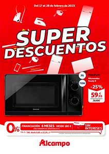 Folleto de Ofertas Especiales de Alimentación, electrónica y Hogar en ALCAMPO