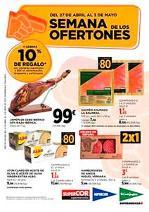 Folleto de Ofertas Semanales de HIPERCOR y EL CORTE INGLÉS