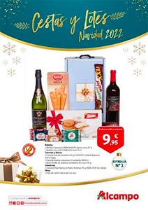 Catálogo de Cestas y Lotes de Navidad en ALCAMPO