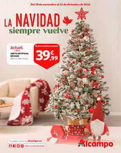 Catálogo de Decoración de Navidad en ALCAMPO