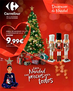Catálogo de Decoración de Navidad en Carrefour