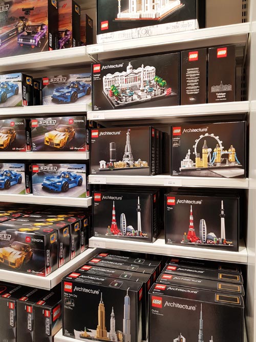 Sección de la colección Lego Architecture