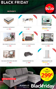 Folleto de Ofertas BLACK FRIDAY en MUEBLES TUCO