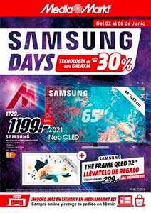 Folleto de Ofertas Samsung Days de MEDIAMARKT