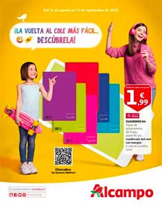 Ofertas de Vuelta al Cole en Alcampo