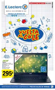 Folleto Especial de Ofertas La Vuelta al Cole de LECLERC