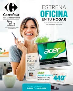 Folleto de Electrónica de Hipermercados CARREFOUR