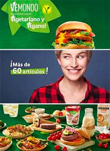 Folleto LIDL de Ofertas en Productos Veganos y Vegetarianos Vemondo
