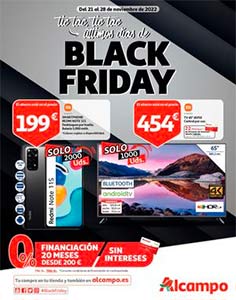 Catálogo BLACK FRIDAY de ALCAMPO