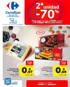 marzo Por ahí Sobretodo Folleto de Ofertas de Segunda Unidad al 70% de Descuento en CARREFOUR ▻ Ver  OFERTAS (NUEVO)