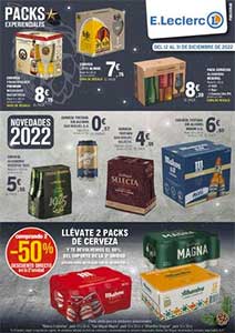 Folleto Especial de Ofertas de Cervezas en E. LECLERC