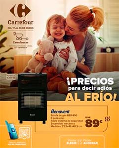 Catálogo de Ofertas Especial Calefacción de Hipermercado CARREFOUR