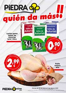Folleto de Ofertas en Frescos de Supermercados PIEDRA