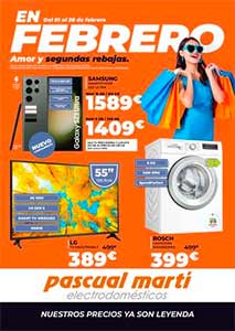 Folleto de Rebajas de Electrodomésticos PASCUAL MARTÍ