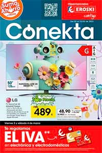 Folleto de Ofertas en Electrodomésticos y Electrónica de Hipermercados EROSKI