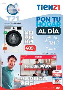 Folleto de Ofertas en Electrodomésticos TIEN 21