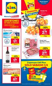 Folleto LIDL de Ofertas en Alimentación de la Próxima Semana