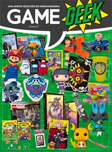 Folleto de Ofertas de Merchandising en GAME Geek