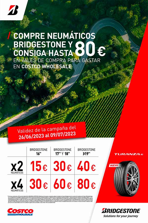 Catálogo de Ofertas de Neumáticos COSTCO Wholesale Ver OFERTAS (NUEVO)