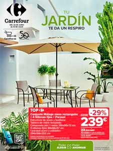 Folleto de Ofertas de Jardín en Hipermercados CARREFOUR