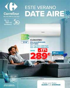 Folleto de Ofertas en Aire Acondicionado de Hipermercados CARREFOUR