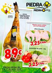 Folleto de Ofertas Quincenales de Supermercados PIEDRA
