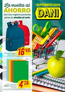 Catálogo de Ofertas Especiales Vuelta al Cole de Supermercados DANI
