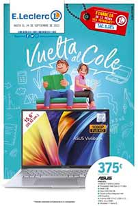 Folleto Especial de Ofertas La Vuelta al Cole de LECLERC