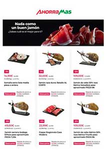 Catálogo de Jamones de Supermercados AHORRAMAS
