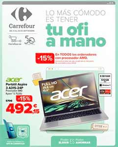 Folleto de Electrónica de Hipermercados CARREFOUR