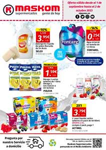Folleto de Ofertas del Mes de MASKOM Supermercados