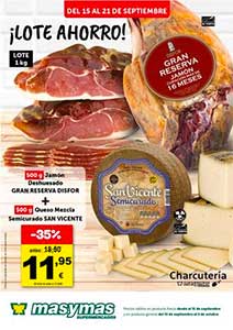 Folleto de Ofertas Quincenales de Supermercados MASYMAS en Alicante, Castellón, Murcia y Valencia