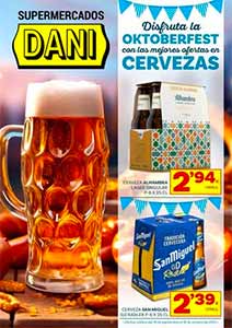 Folleto de Ofertas de Cervezas de Supermercados DANI