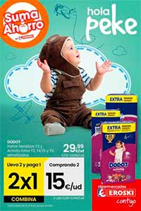 Folleto Especial de Ofertas en Ropa y Artículos para Bebé de EROSKI