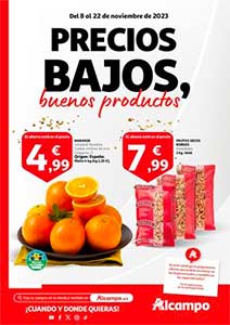 Folleto Ofertas Quincenales Alcampo