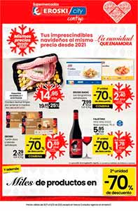 Folleto de Ofertas en Hipermercados EROSKI