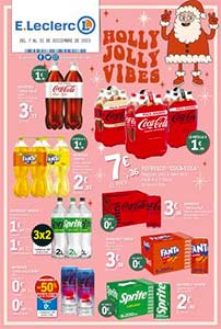 Folleto de Ofertas de Coca Cola en E.LECLERC