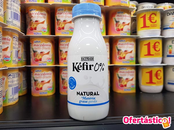 Botella de Kéfir 0% Natural bebible de Hacendado