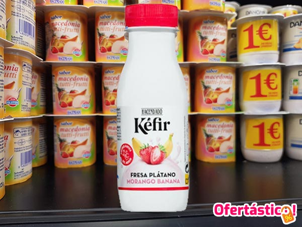 Novedad de Mercadona: Kéfir sabor fresa y plátano